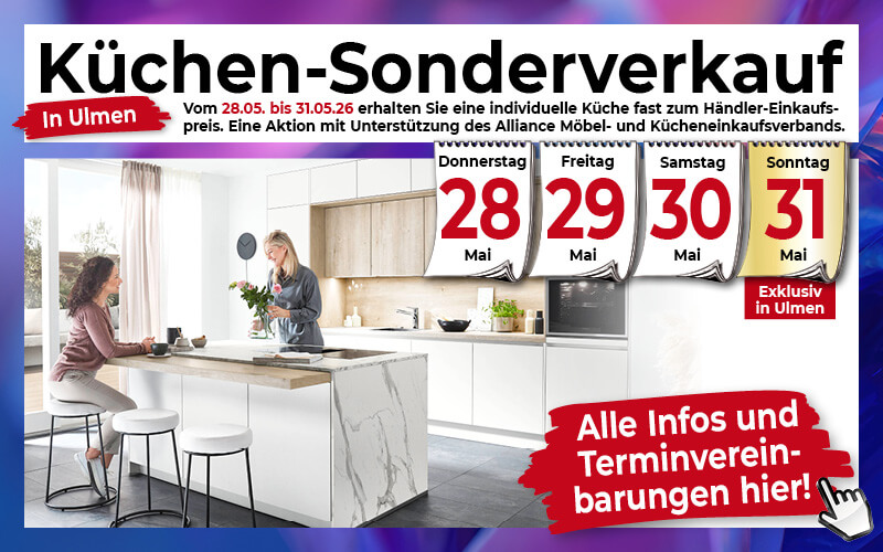 Aktuelle Werbung - Küchen Sonderverkauf