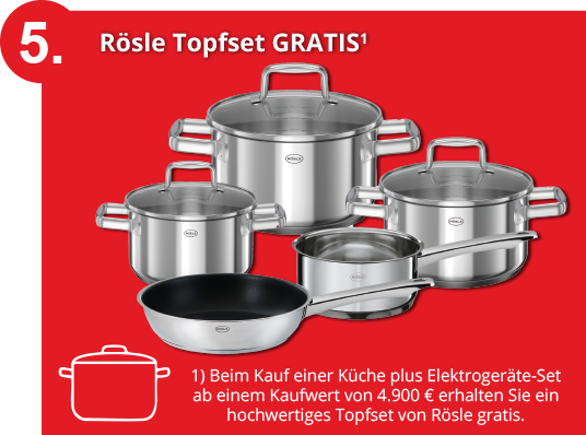 Vorteil Rösle Topfset gratis