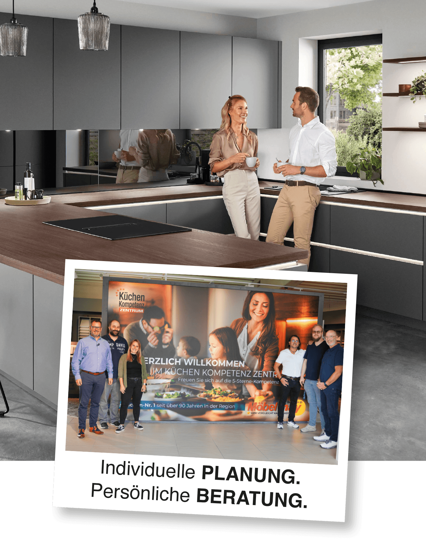 Individuelle Planung und Beratung - Unser Küchen Team freut sich auf Sie!