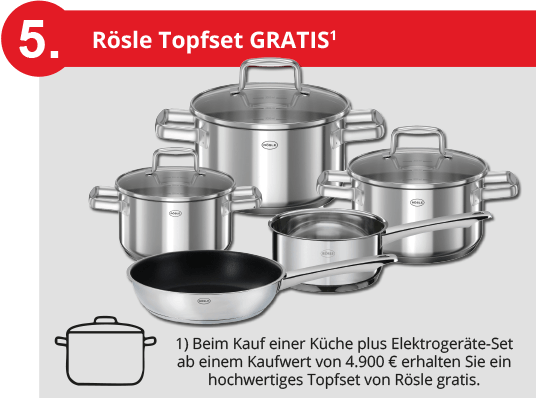 Vorteil Rösle Topfset gratis
