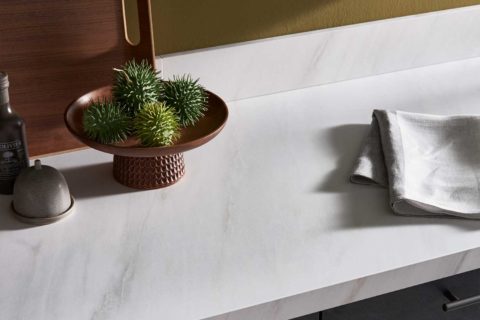 Prisma Küche edler Klassiker dunkel Arbeitsplatte