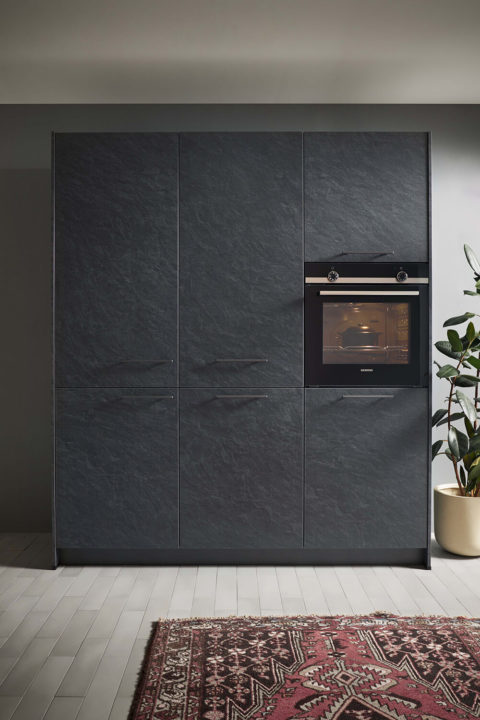 Prisma Küche edler Klassiker dunkel Highboard