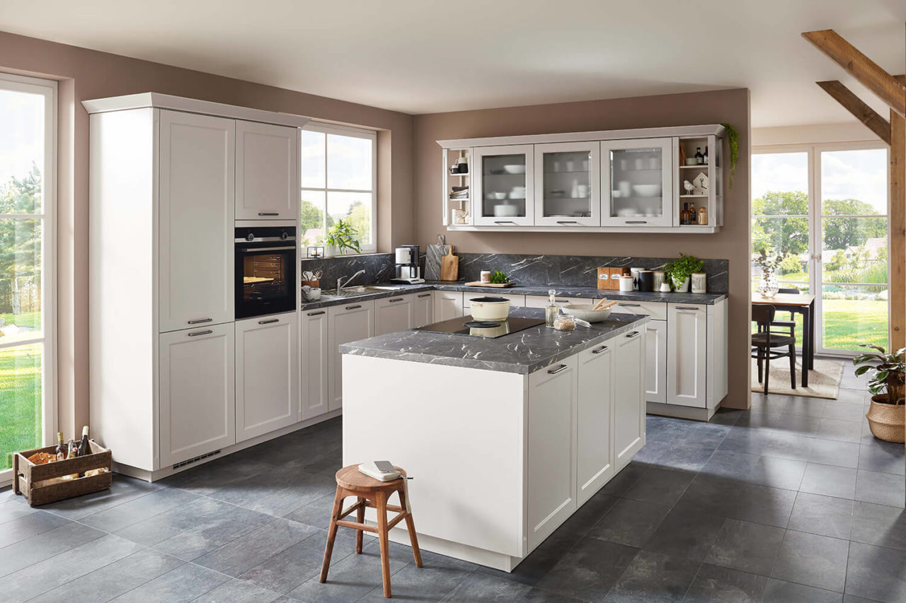 Prisma Küche Landhaus Stil weiß