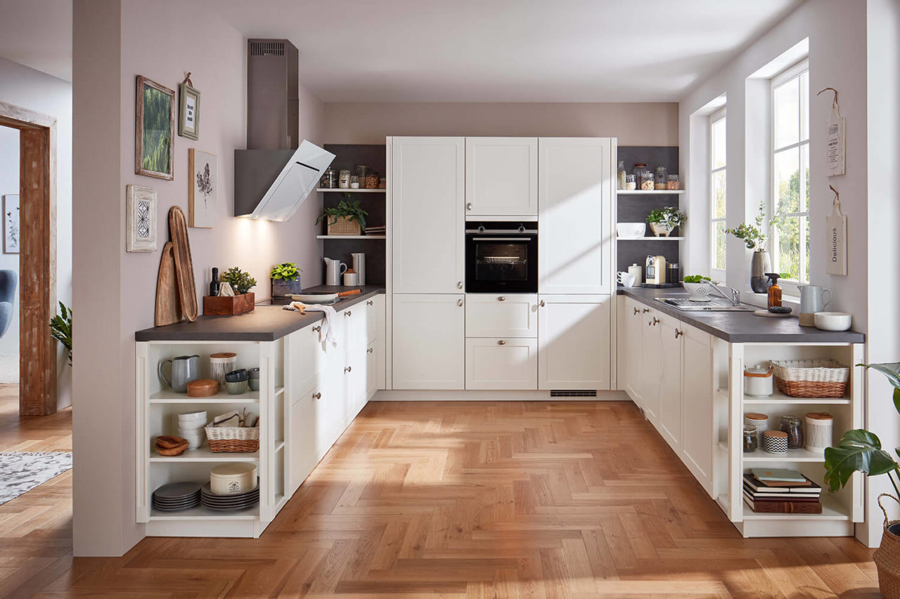 Prisma Küche Landhaus Stil weiß modern