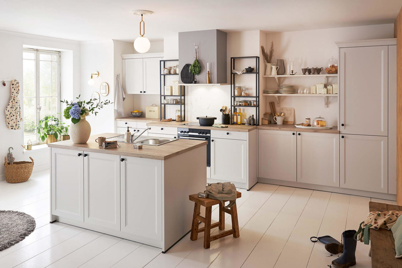Prisma Küche Landhaus Stil mit Insel