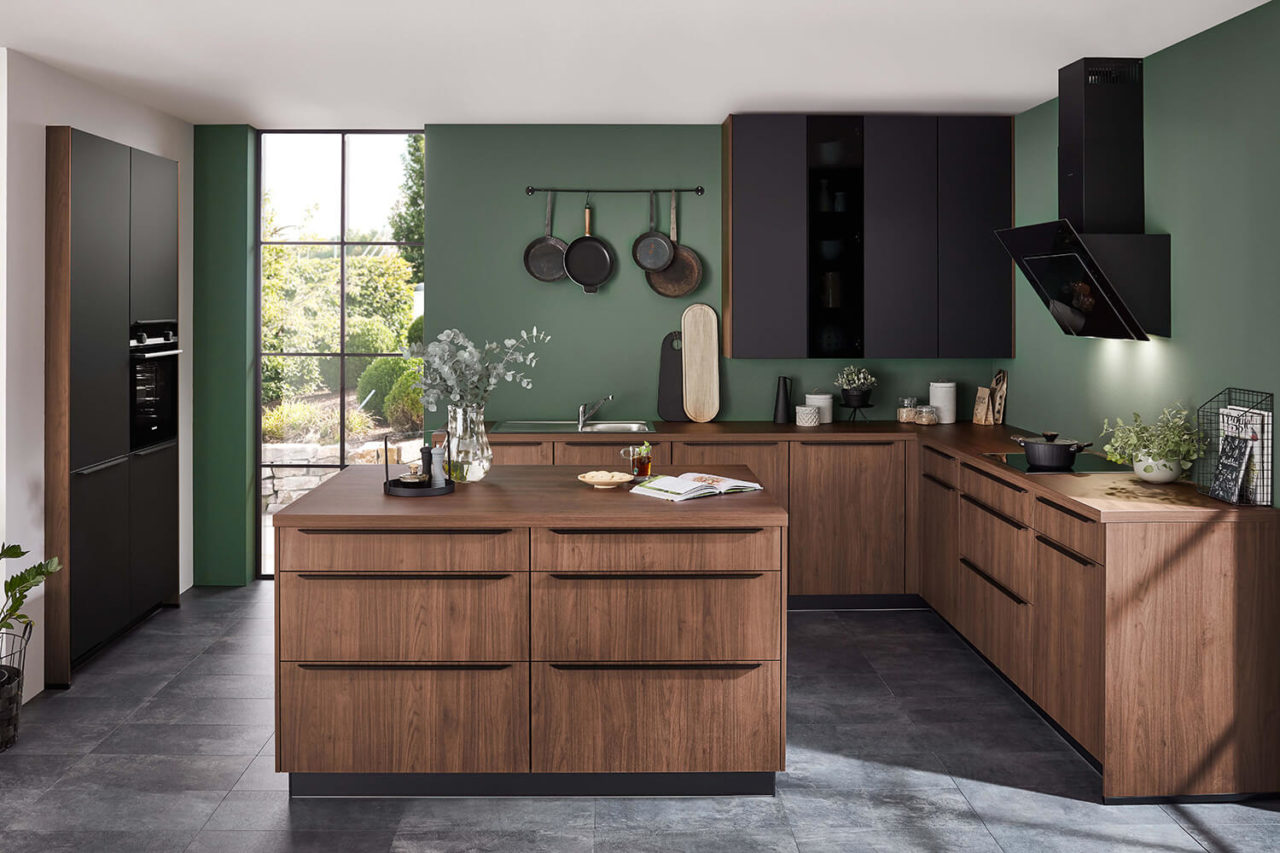 Primsa Küche modern mit Insel