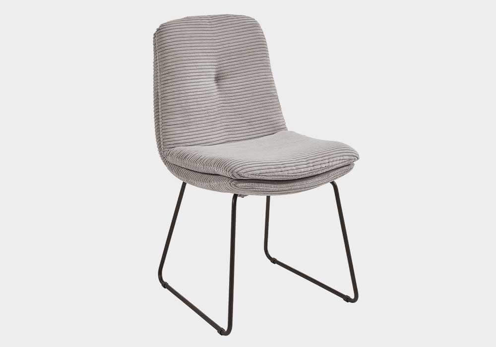 Beatrix Stuhl Cord Grau