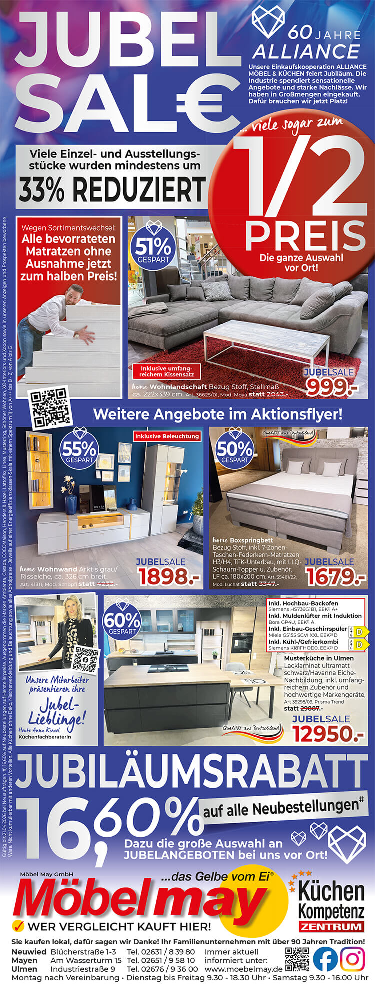 Die aktuelle Möbel May Werbung