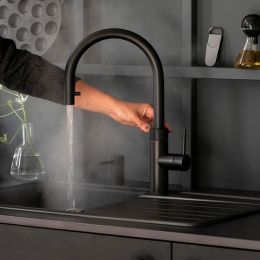 Quooker Wasserhahn schwarz