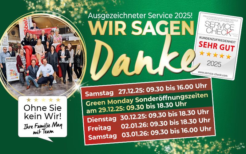 Aktuelle Werbung - Wir sagen Danke!