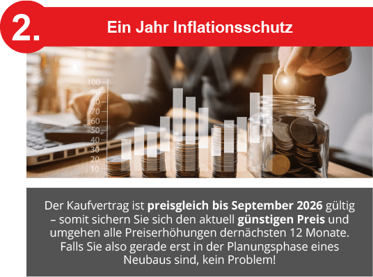 Vorteil 2 - Ein Jahr Inflationsschutz