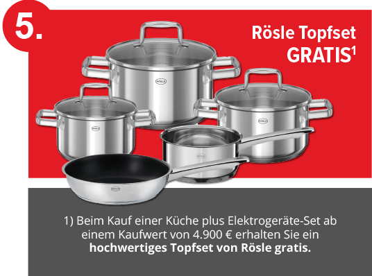 Vorteil Rösle Topfset gratis