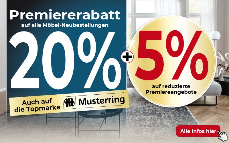 Aktuelle Werbung - Premiererabatt