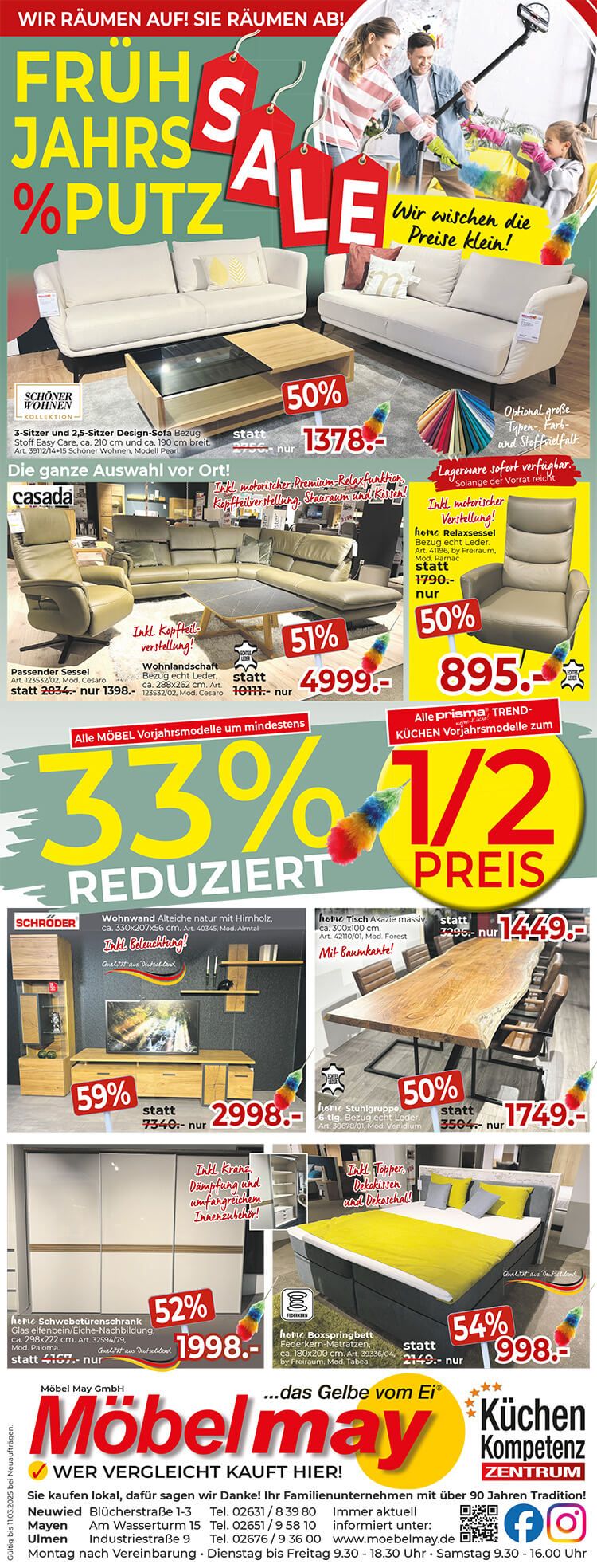 Die aktuelle Möbel May Werbung