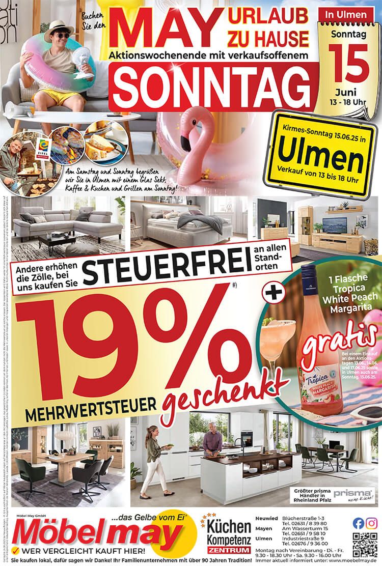 Die aktuelle Möbel May Werbung