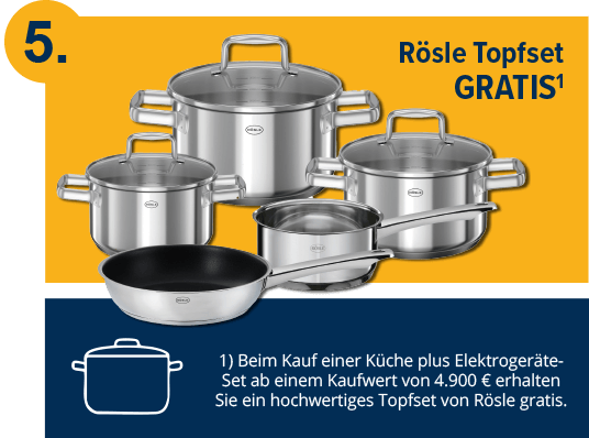 Vorteil Rösle Topfset gratis