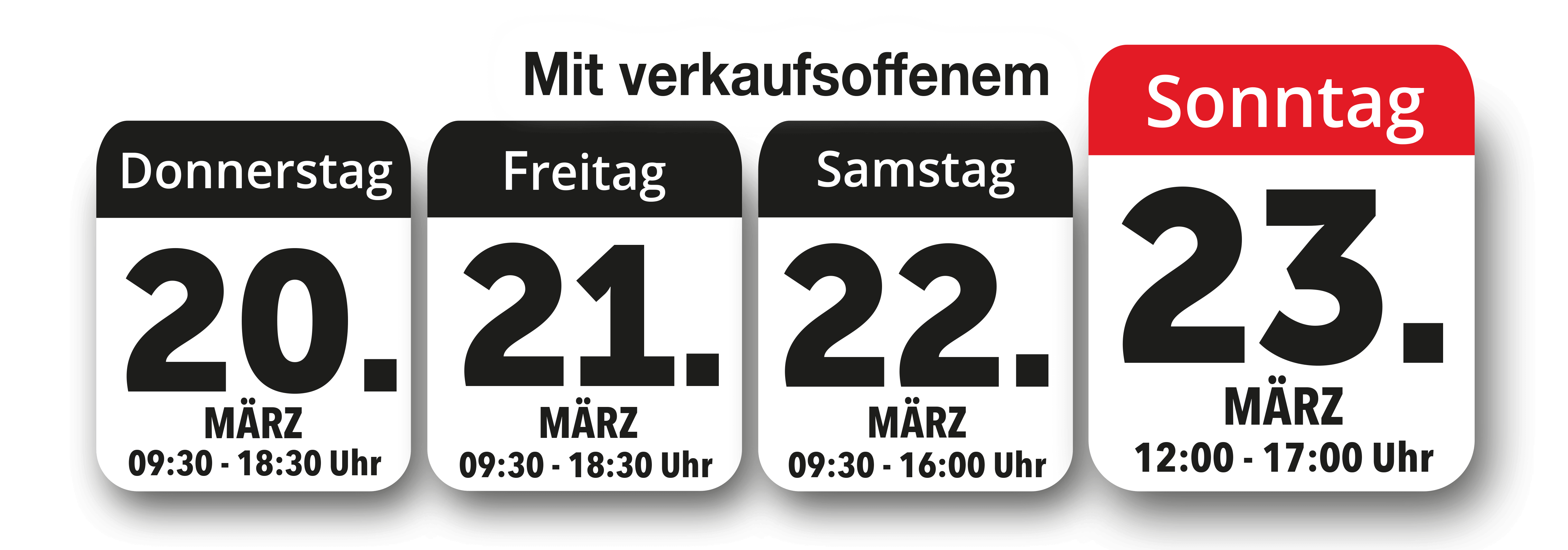 Vom 11.09. - 14.09.2025 mit verkaufsoffenem Sonntag