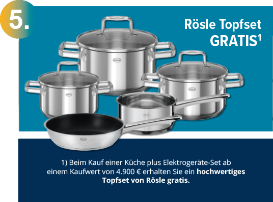 Vorteil Rösle Topfset gratis