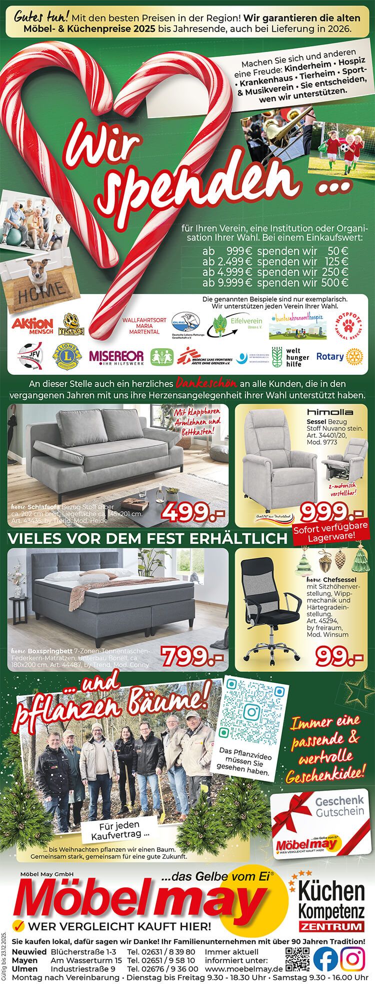 Die aktuelle Möbel May Werbung